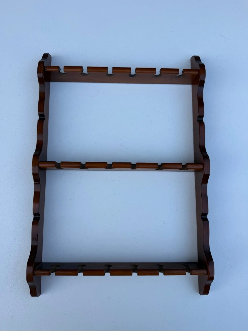 Vintage Wooden Souvenir Rack Brown - Home Wall Decor | 15.5” x 10.5”